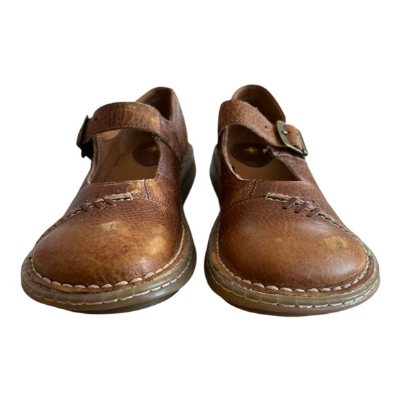 NWOB Dr. Marten 3A62 Brown Leather Mary Jane T-Bar Strap Shoe Size 8US - Picture 3 of 8